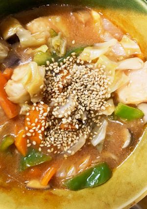 レンジ簡単ハッシュドチキン味タッカルビ風-レシピのメイン写真
