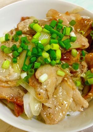 塩豚丼-レシピのメイン写真
