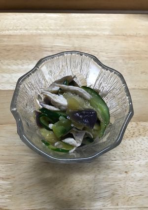 茄子ときゅうりと鶏胸肉の中華和え-レシピのメイン写真