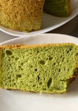 しっとりフワフワ抹茶シフォン✿.*･-レシピのメイン写真