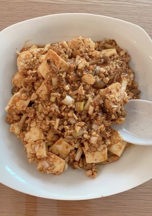 とりひき肉と一丁寄せ生とうふの麻婆豆腐-レシピのメイン写真