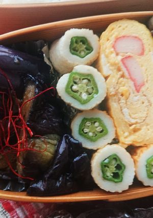 お弁当★ちくわオクラ★ベトナムエビチリ風-レシピのメイン写真