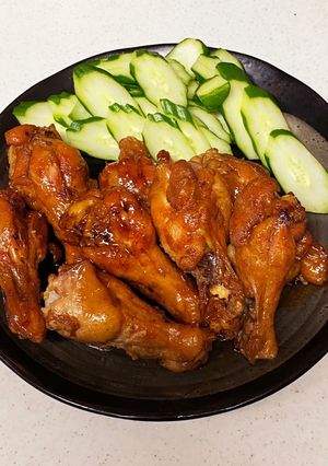 簡単！美味しい♪手羽元の照り焼き-レシピのメイン写真