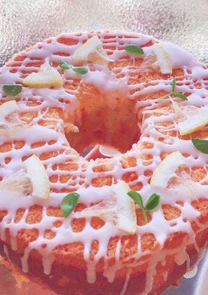 HMで簡単!レモンのシフォンケーキ-レシピのメイン写真