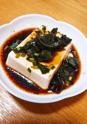 5分♪おつまみ☆ピータン豆腐☆簡単だよ♡-レシピのメイン写真
