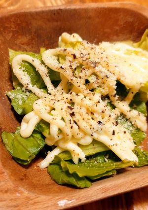 即効 レタスのシーザーサラダ風味-レシピのメイン写真
