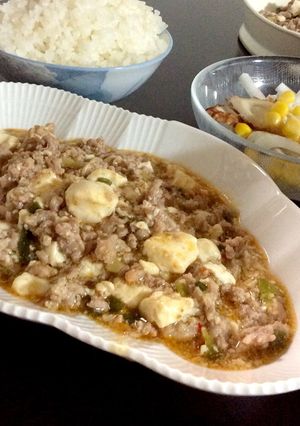 時短で簡単！大人と子どものマーボ豆腐-レシピのメイン写真