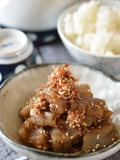 こんにゃくの甘辛おかか炒め【作り置き】-レシピのメイン写真