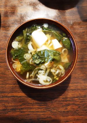 ほうれん草と豆腐の減塩醤油スープ-レシピのメイン写真