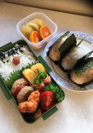 高校男子お弁当　1.8.21-レシピのメイン写真
