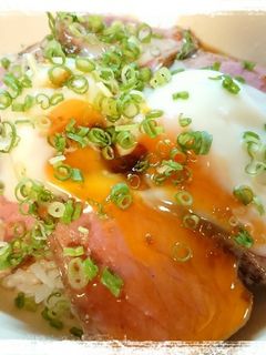 市販品使用☆ローストビーフ丼-レシピのメイン写真