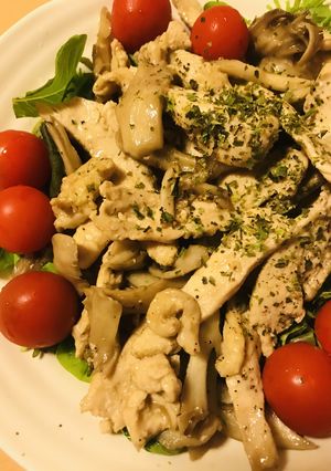 細切り鶏肉のバター＆オイスターソース炒め-レシピのメイン写真