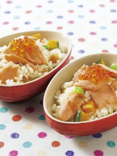塩秋鮭と夏野菜のピラフ-レシピのメイン写真