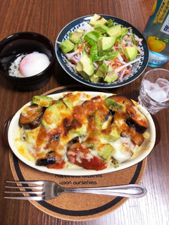 アボカドとナスのトマトオーブン焼き-レシピのメイン写真