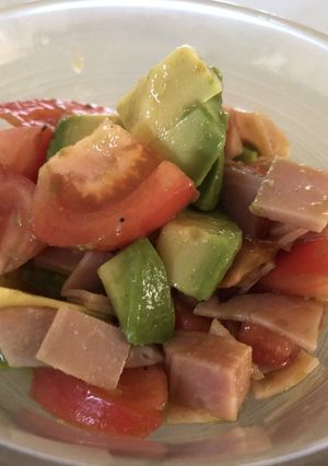 アボカド・トマト・ハム　サラダ-レシピのメイン写真