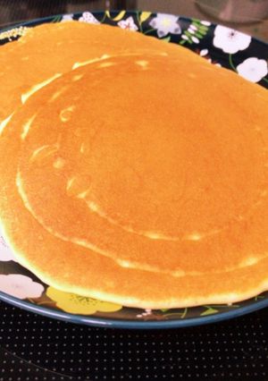 簡単まぜるだけ　米粉でふんわりパンケーキ-レシピのメイン写真