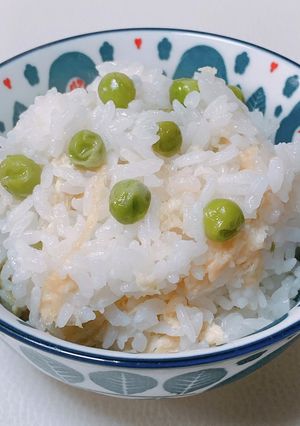 【簡単・美味しい】グリーンピースご飯-レシピのメイン写真