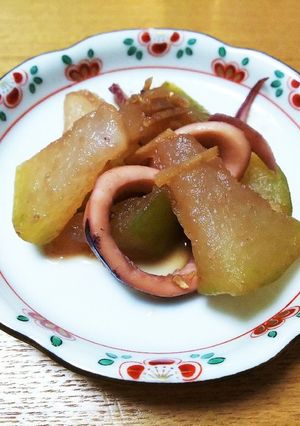 イカと冬瓜の煮物-レシピのメイン写真