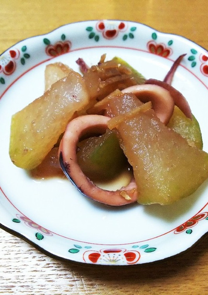 イカと冬瓜の煮物-レシピのメイン写真