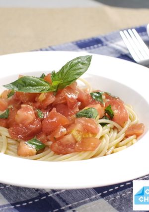 トマトの冷製パスタ-レシピのメイン写真