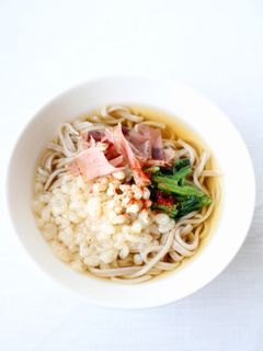W出汁で美味しい【宗田だし蕎麦】-レシピのメイン写真