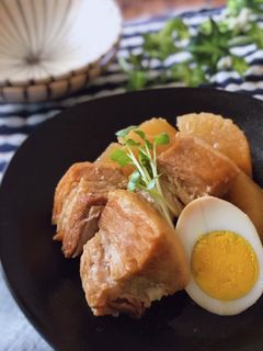 【圧力鍋】柔らかトロトロ豚の角煮-レシピのメイン写真