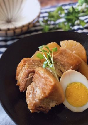 【圧力鍋】柔らかトロトロ豚の角煮-レシピのメイン写真
