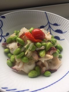 タコと枝豆のバジルマリネ炒め-レシピのメイン写真