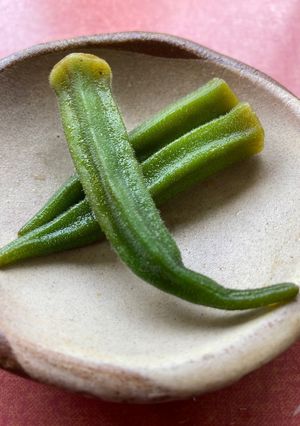 オクラの醤油漬け-レシピのメイン写真