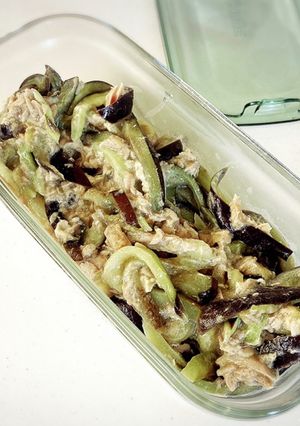 レンチンで楽チン♪ナスのツナ和え-レシピのメイン写真
