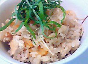 貝柱（乾燥）で☆ホタテの炊き込みご飯☆-レシピのメイン写真