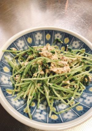 豆苗のツナマヨ和え-レシピのメイン写真
