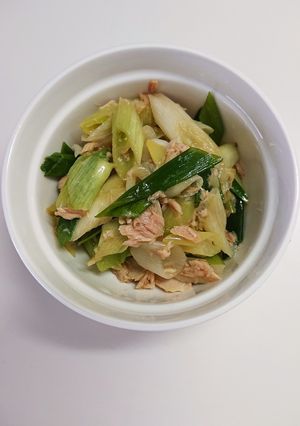 あと一品ほしいとき！ネギとツナ缶の副菜-レシピのメイン写真