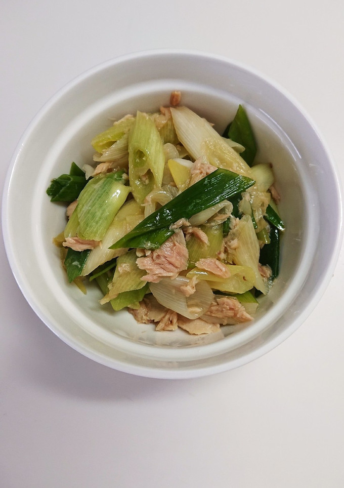あと一品ほしいとき！ネギとツナ缶の副菜-レシピのメイン写真