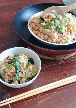 フライパンで…簡単!モチモチ〜おこわ-レシピのメイン写真