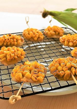 食べやすくしました！餅焼きとうもろこし-レシピのメイン写真