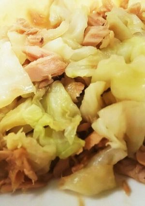 ツナとキャベツの蜂蜜醤油和え-レシピのメイン写真