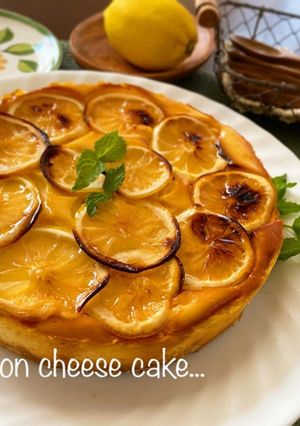 レモン好きのためのチーズケーキ-レシピのメイン写真