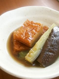 茄子とさつま揚げの煮物♪-レシピのメイン写真