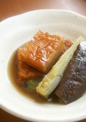茄子とさつま揚げの煮物♪-レシピのメイン写真