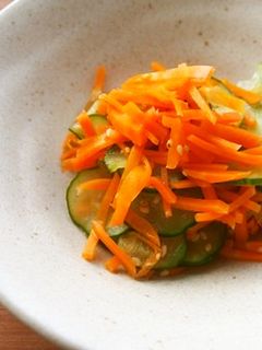 きゅうり人参の酢の物♪-レシピのメイン写真