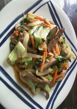 ニラレバ野菜いため-レシピのメイン写真