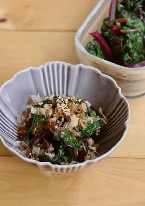 ビーツの葉のおひたし-レシピのメイン写真