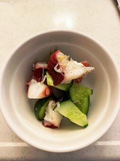 タコときゅうりとジャコの酢の物-レシピのメイン写真