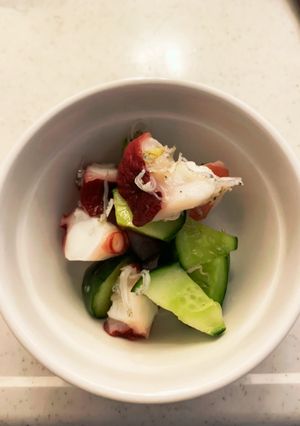 タコときゅうりとジャコの酢の物-レシピのメイン写真