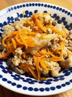 豚肉と人参の味噌バター炒め-レシピのメイン写真