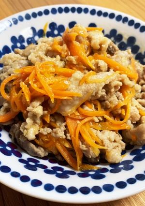 豚肉と人参の味噌バター炒め-レシピのメイン写真