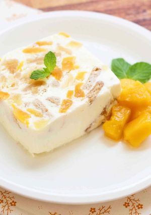 混ぜて冷凍するだけ！簡単！アイスケーキ-レシピのメイン写真