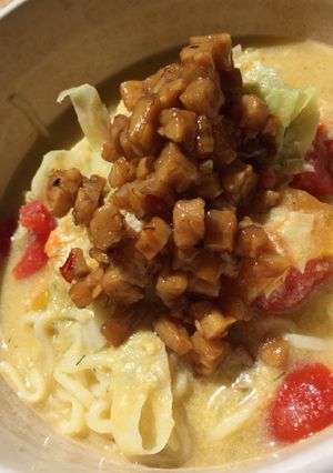 即席ヴィーガンテンペ担々麺-レシピのメイン写真
