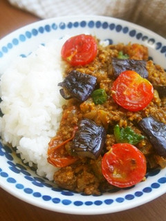 夏野菜たっぷり!ルーなしドライカレー♪-レシピのメイン写真